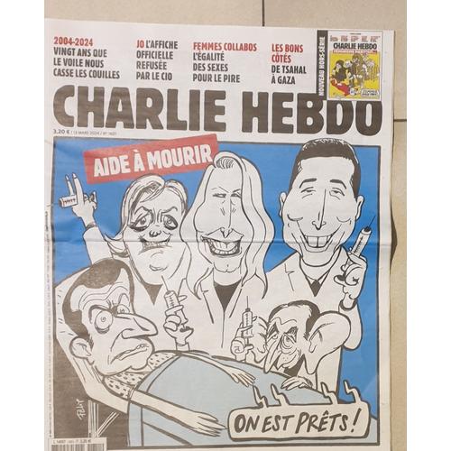 Revue Charlie Hebdo Neuve N°1651 Mars 2024