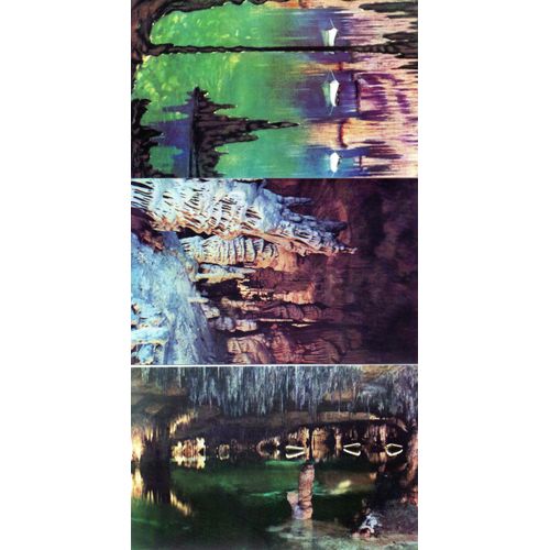 Cuevas Del Drach Porto-Cristo Mallorca  (Grottes Du Dragon) : 7 Cartes Postales Dans Un Étui