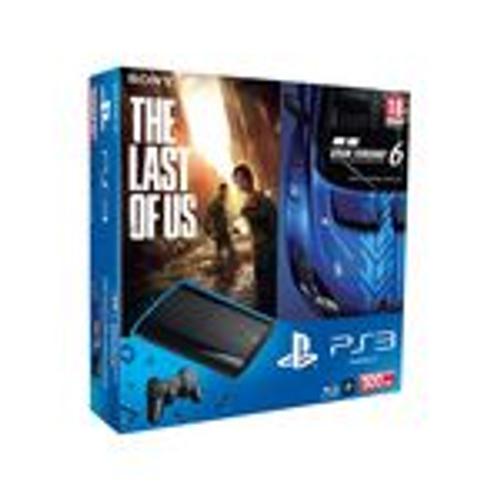 Sony Playstation 3 Ultra Slim 500 Go + The Last Of Us + Gran Turismo 6 - Console Playstation 3 Ultra Slim 500 Go + Le Jeu Last Of Us +Gran Turismo 6