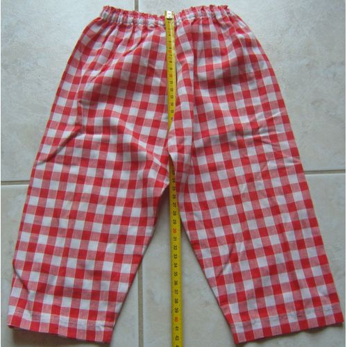 Pantalon D'été 2 Ans Rouge Et Blanc
