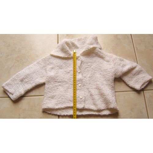 Gilet Blanc 3 Mois