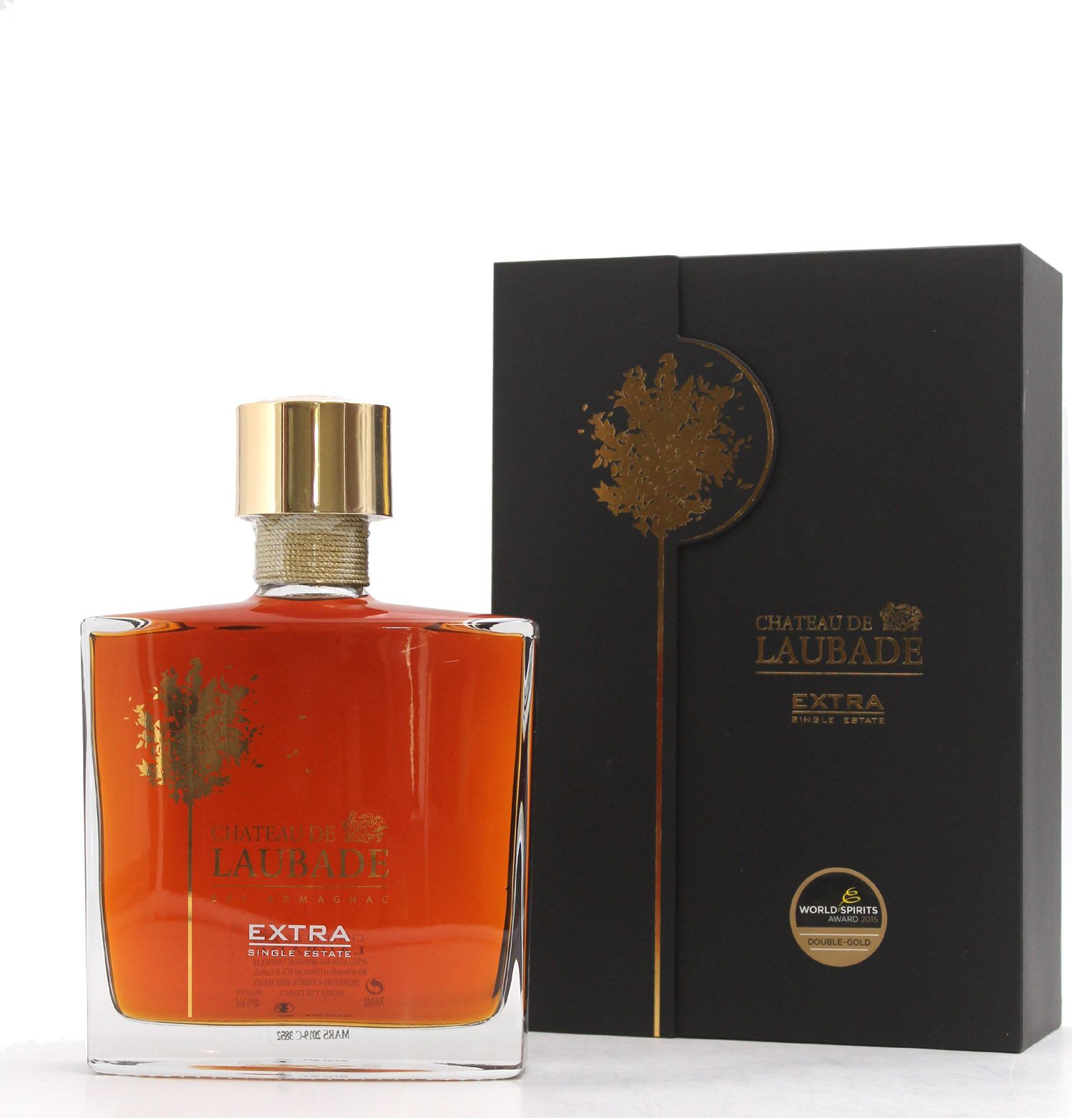 Bas Armagnac Laubade Carafe Extra Coffret Luxe - 70cl