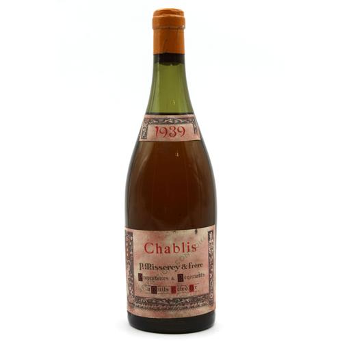 Chablis 1939 - P Misserey Et Frère - Vin Blanc- 75cl - Bourgogne