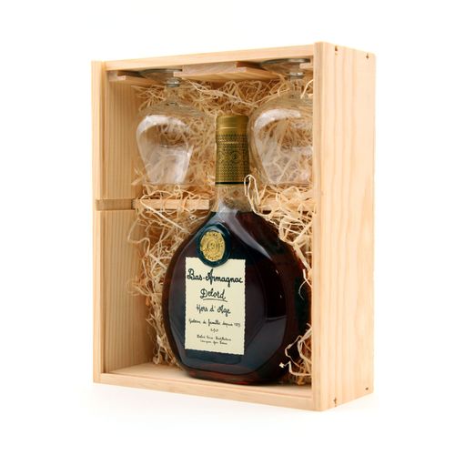 Bas Armagnac Hors D Âge + 2 Verres Delord - 70cl