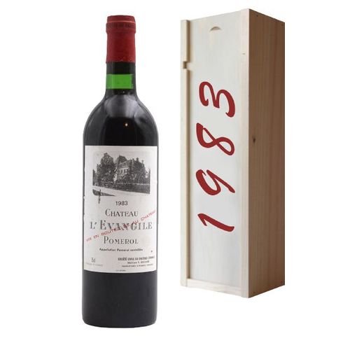 Coffret Château L Évangile 1983 - 75cl Aoc Pomerol