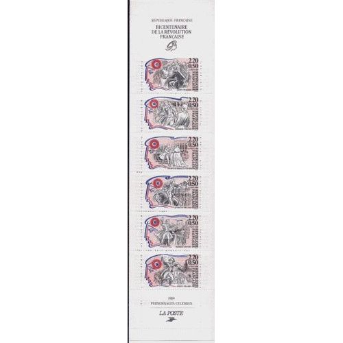 Carnet Timbres Bicentenaire De La Revolution Francaise 1989