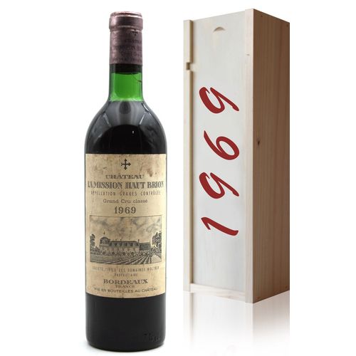 Château La Mission Haut Brion 1969 En Coffret Bois - Pessac-Léognan