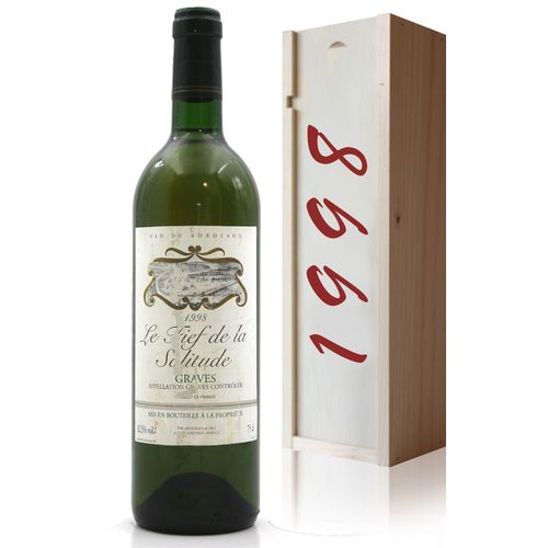 Coffret Château Le Fief De La Solitude 1998 - 75cl Aoc Graves
