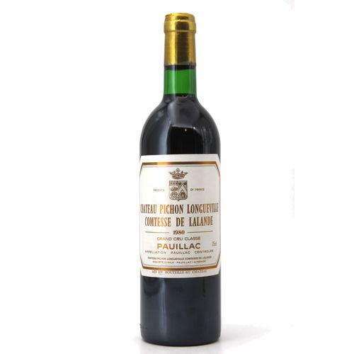 Château Pichon Comtesse 1980 - 75cl Aoc Pauillac