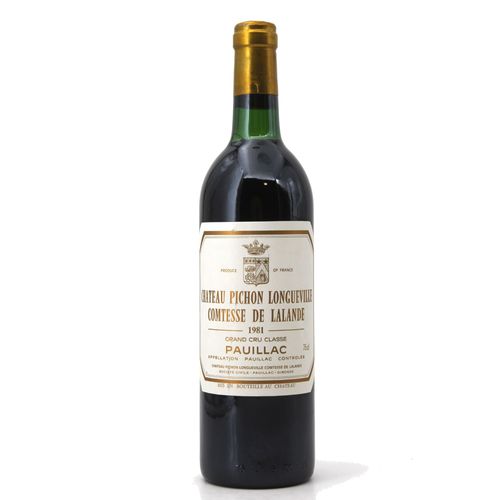 Château Pichon Comtesse 1981 - 75cl Aoc Pauillac