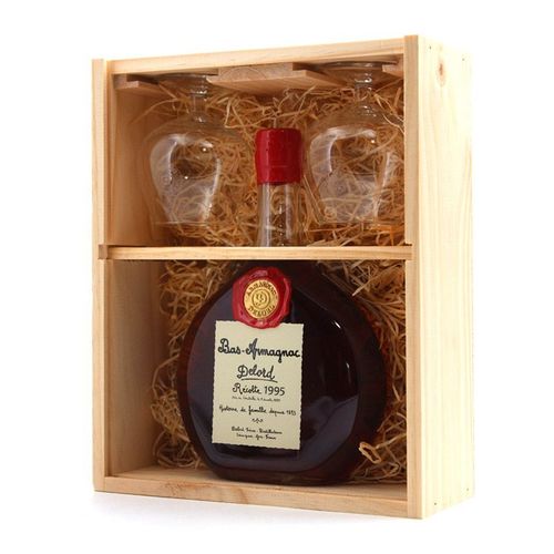 Coffret 2 Verres Armagnac Delord 1995 70cl