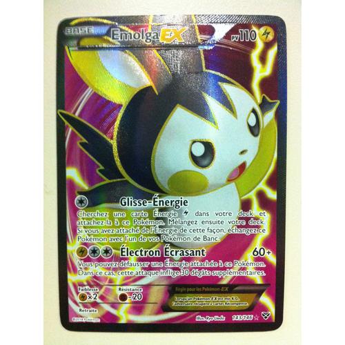 Emolga Ex 143/146 Full Art Française Pokémon Série Xy