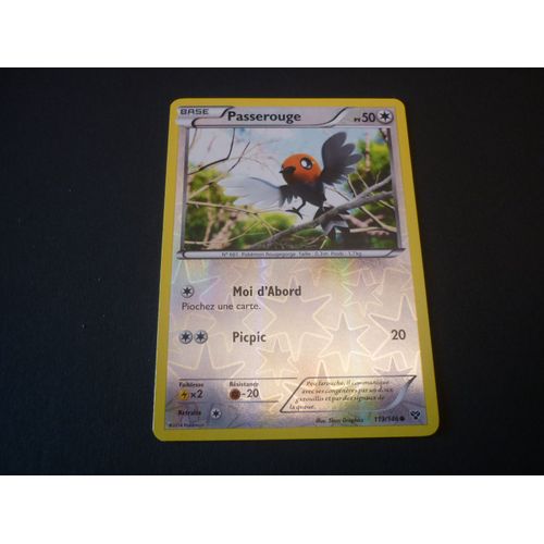 Carte Pokemon Francaise Reverse Serie Xy Passerouge 113/146