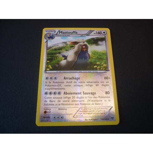 Carte Pokemon Francaise Reverse Serie Xy Mastouffe 110/146