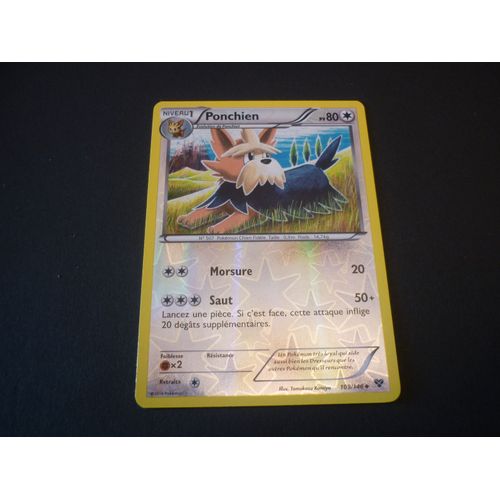 Carte Pokemon Francaise Reverse Serie Xy Ponchien 109/146