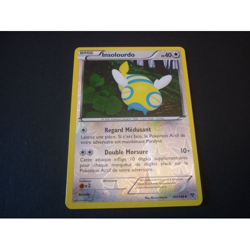 Carte Pokemon Francaise Reverse Serie Xy Insolourdo 101/146