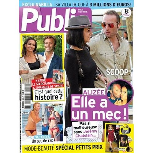 Public 00535 : Alizée/Karine Le Marchand & Emmanuel De Savoie/Nabilla/Kristen Stewart/Marc Jacobs