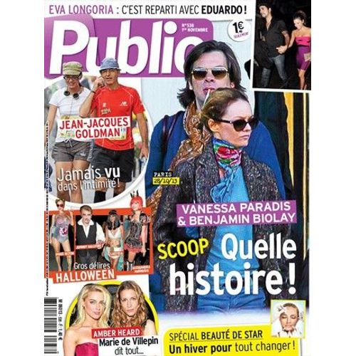 Public 00538 : Vanessa Paradis & Benjamin Biolay/Goldman/Amber Heard/Eva Longoria/Orlando Bloom
