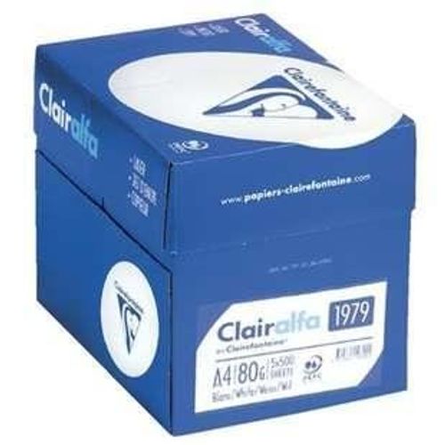 Lot 5 Ramettes papier Clairefontaine A4 80g blanc