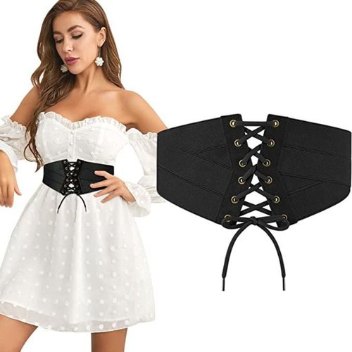 Ceinture Corset Pour Femmes, Ceinture Élastique, Longueur Réglable
