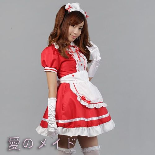 Costume Cosplay Maid Soubrette Servante Infirmière Femme De Ménage De Chambre Cute Mignon Kawaii Sexy Convention Otaku Café Japan Japon Black Sugar Cosplay Shop Manga Anime Lolita Déguisement Paris