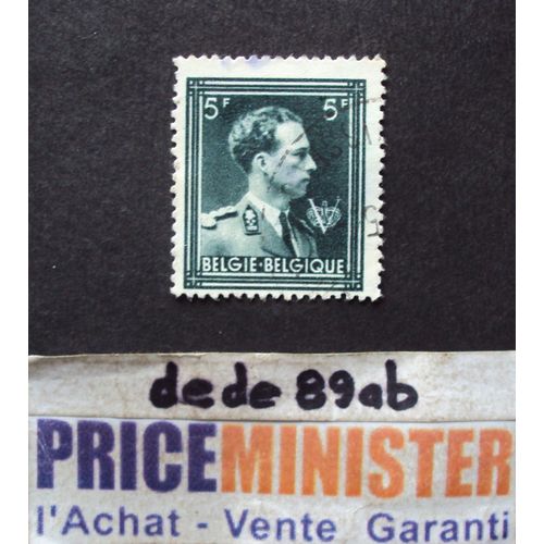 Belgique - België..  5 F Le Roi Léopold I I I . Type "V" . Oblitéré.