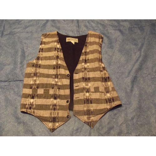 Gilet Gris Noir Et Blanc