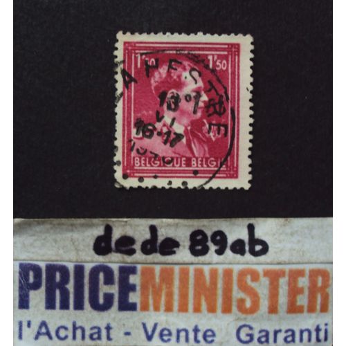 Belgique - België..  1.50 F Le Roi Léopold I I I . Type "V" . Oblitéré.