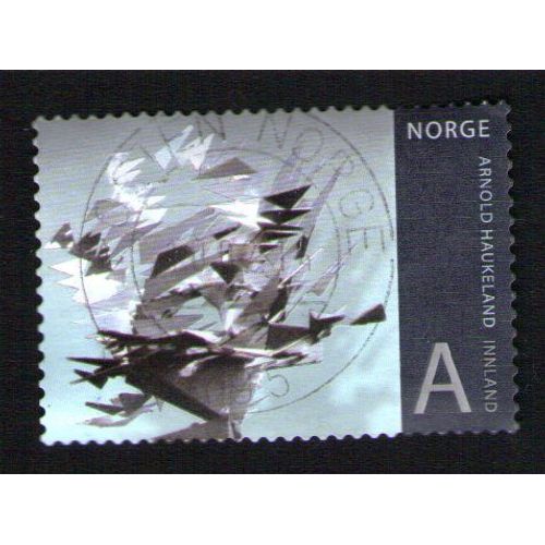Norvège 2009 Oblitération Ronde Used Stamp Art Oiseaux En Vol Oeuvre De Arnold Haukeland