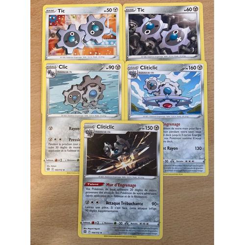 (191) 2x Tic + Clic + 2x Cliticlic (Pokemon)