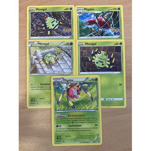 (567) 3x Mimigal + 2x Migalos (Pokemon) 