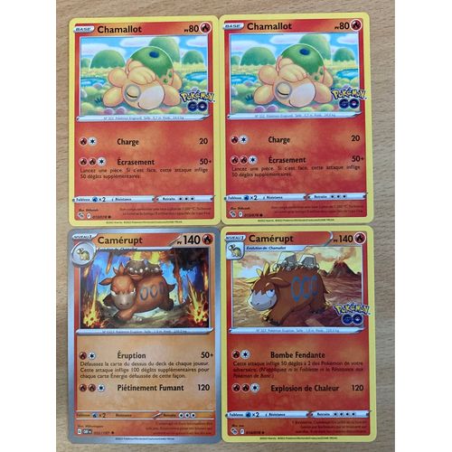 (3102) 2x Chamallot + 2x Camerupt (Pokemon)