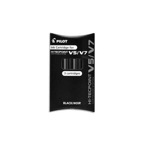 Pilot Pochette De 3 Recharges Pour V5/V7 Begreen Encre Noire