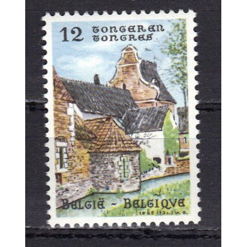 Belgique 1985 : Bimillénaire De Tongres ; Tour Romaine Et Église - Timbre 12 F. Multicolore Neuf **