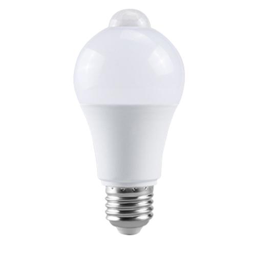 85-265v E27 Pir Détecteur De Mouvement Lampe 12w Ampoule Avec Détecteur De Mouvement Infrarouge Détecteur De Mouvement Lumière De Sécurité Lumière Blanche