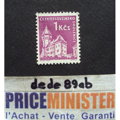 Tchécoslovaquie..  1 Kcs Châteaux : Smolenice . Oblitéré.