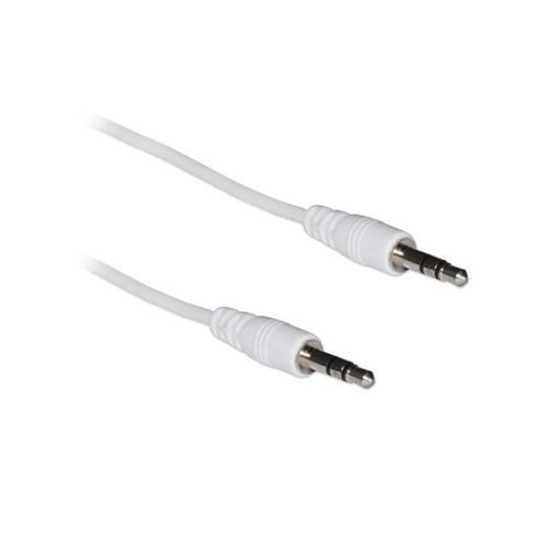 Caliber CLA150.1W - Câble audio - mini-phone stereo 3.5 mm mâle pour mini-phone stereo 3.5 mm mâle - 1.5 m - blanc