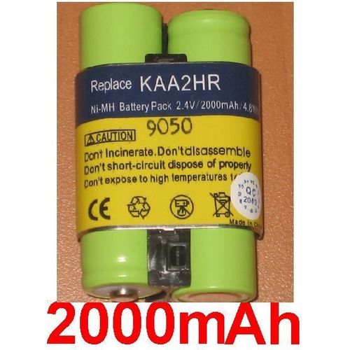 Batterie **2000mAh*** Ni-MH pour KODAK KAA2HR EasyShare CW330 CX6330 C433 CX4230 C663 Z740 DX3600