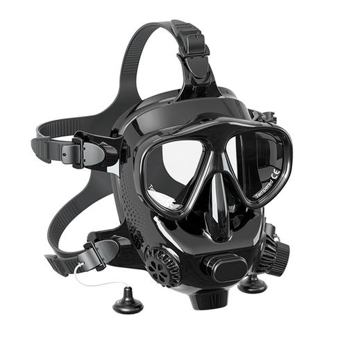 Masque De Plongée Sous-Marine Snorkeling Équipement De Plongée Sous-Marine Intégral Snorkel De Natation Cylindre D'oxygène Snorkeling Set