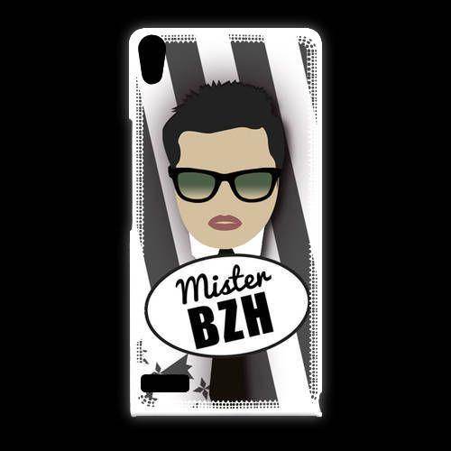 Coque Huawei Ascend P6 Mister Bretagne Brun