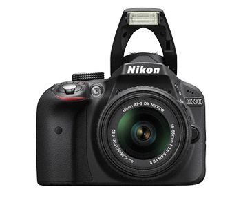 Nikon D3300 - Appareil photo num�rique - Reflex - 24.2 Mpix - 3 x zoom optique objectif AF-S VR DX 18-55 mm - noir_image_3|Rakuten