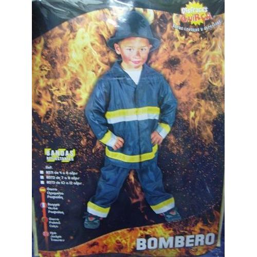 Costume De Pompier 7/9 Ans