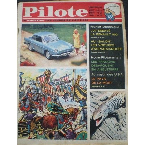 Pilote N° 206 : La Renault 1100 / Le Pays De La Mort