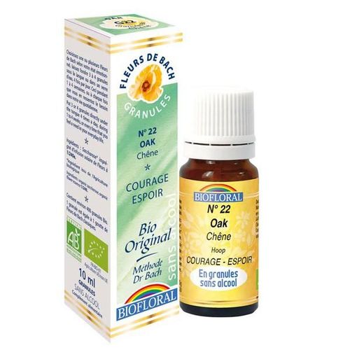 Fleurs De Bach N°22 Chêne Bio En Granules 10 G 
