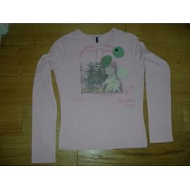 T-Shirt Ikks Rose Manches Longues 14 Ans Taille L