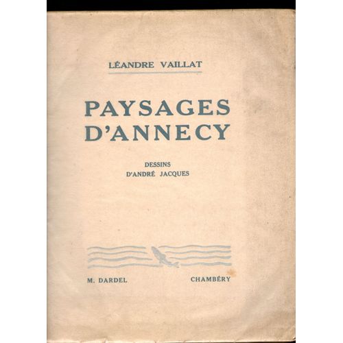 Paysages D'annecy   de VAILLAT (Léandre)   Format Beau livre (Livre)