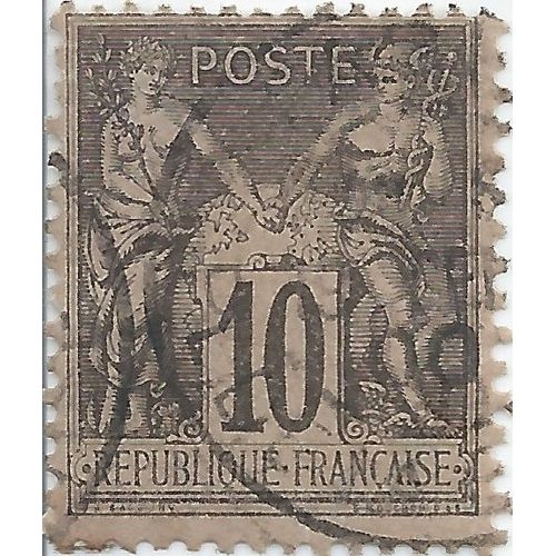 Timbre N°89 Oblitérée De 1877
