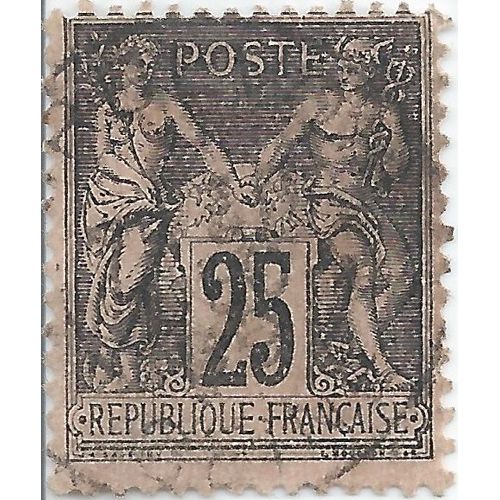 Timbre N°97 Oblitérée De 1886