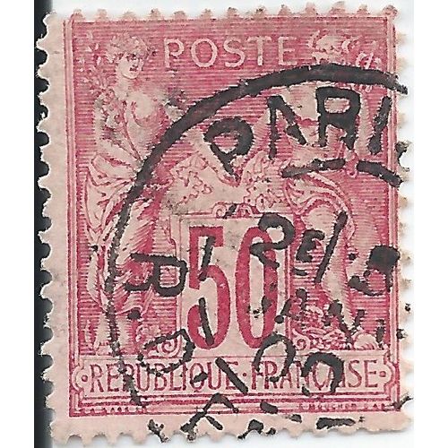 Timbre N°98 Oblitérée De 1890