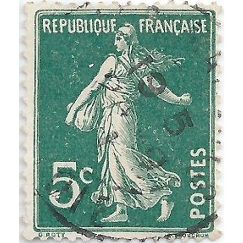 Timbre N°137 Oblitérée De 1907.